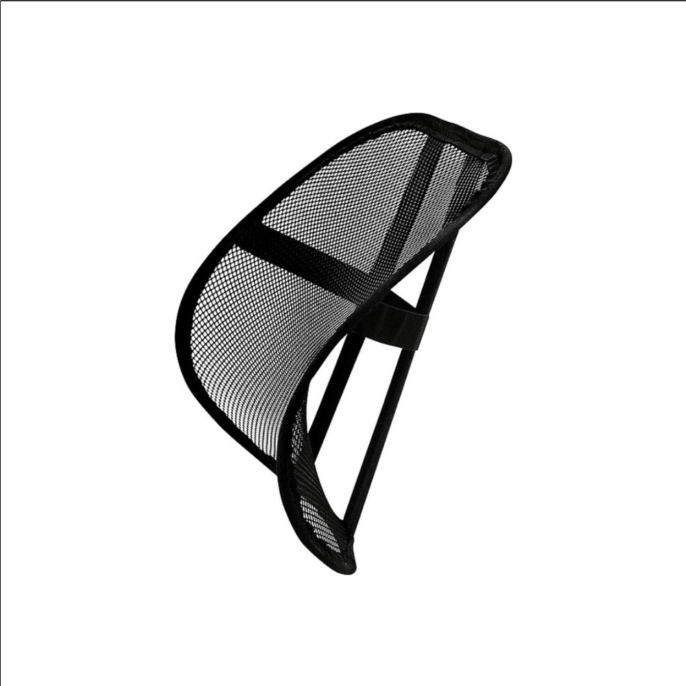 Black Mesh Back Support for Office Chair